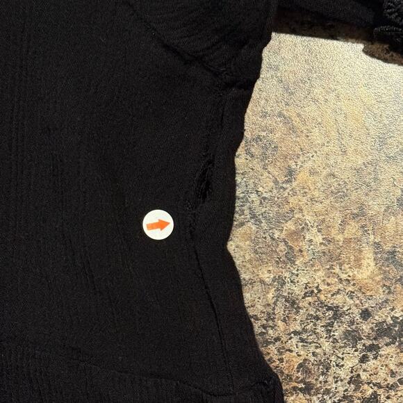 Studio Gem Top Gauze Academia Witchy Whimsigoth Cottage Fairy Grunge Black XL - Picture 4 of 5